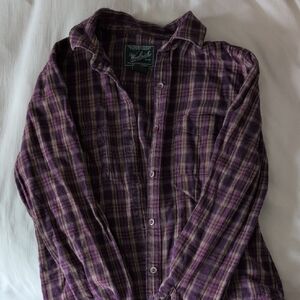 Purple Plaid Woolrich Women's Shirt